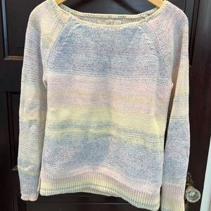 LOFT Women's Pastel Boat Neck Sweater